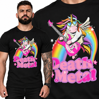 KOSZULKA HORROR  UNICORN ROCK GIFT